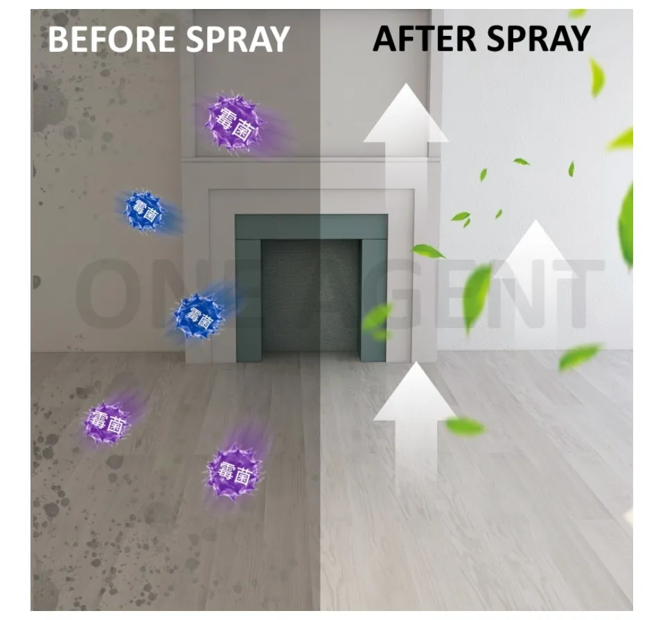 Wall Mold Remover (500ml) Spray Mildew Spot Removal Cleaner Pembersih Kulat  Kotoran Dinding Multipurpose Cleaner