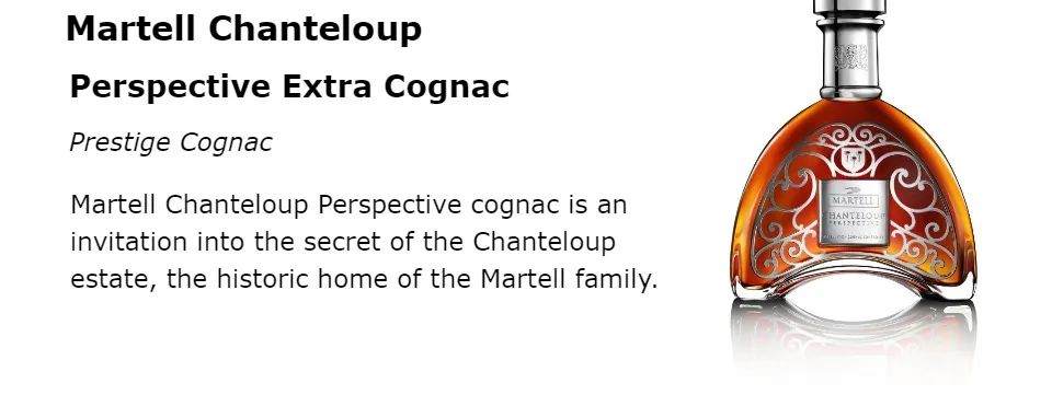 Promotion: Martell Chanteloup Perspective Extra Cognac, Alcohol 40