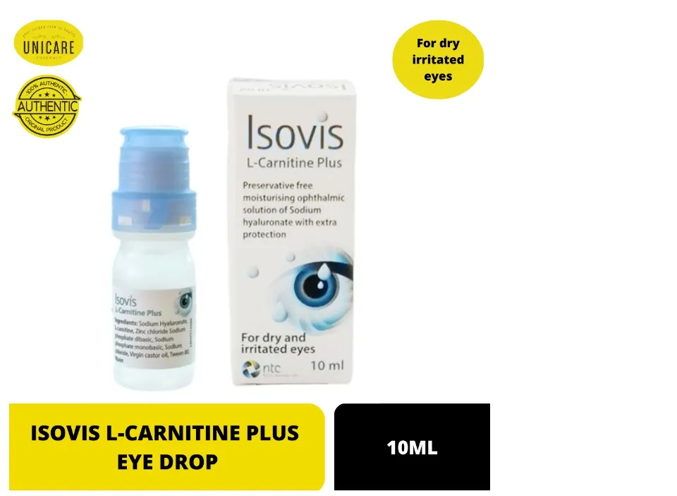 ISOVIS L-CARNITINE PLUS EYE DROP 10ML - Lazada