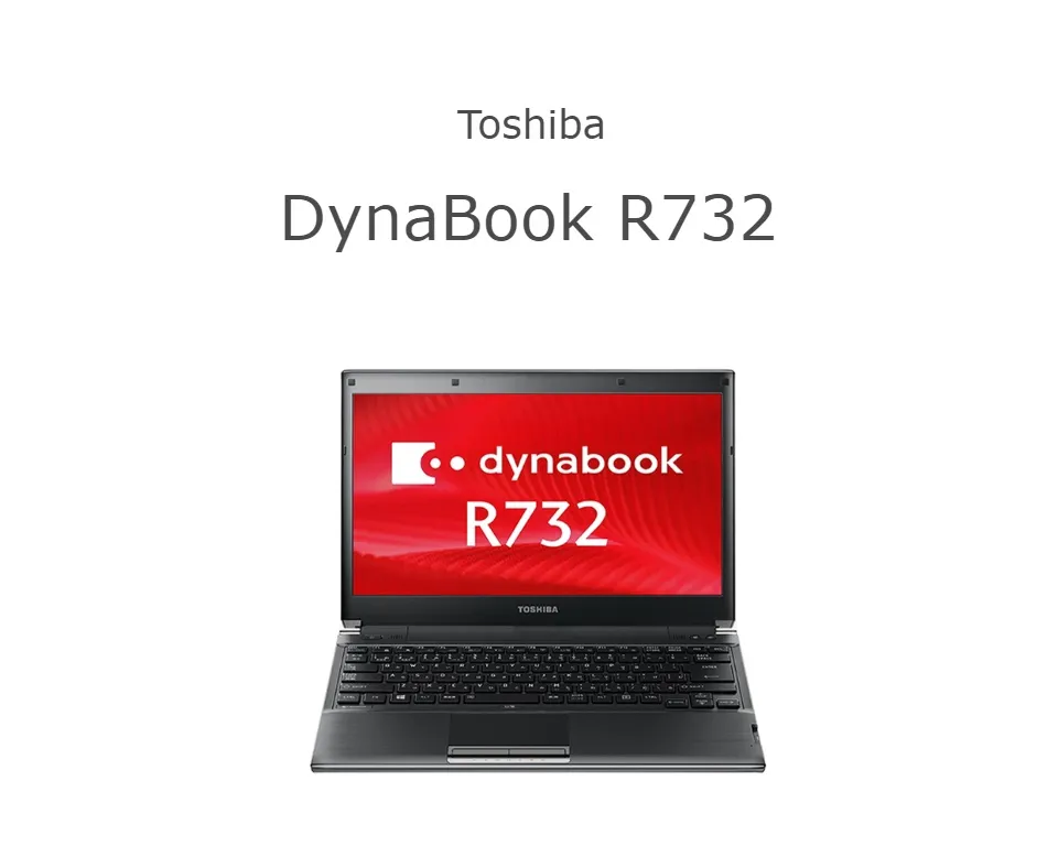 Refurbished Notebook) Toshiba DynaBook R732 Laptop / 13.3