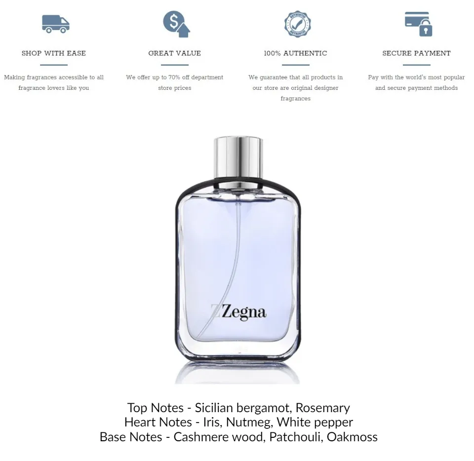 Ermenegildo Zegna Z Zegna EDT for Men (100ml) Eau de Toilette