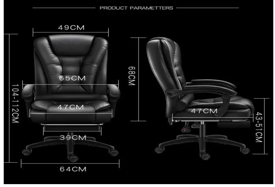 Velstand Computer Chair Ergonomic Office Chair executive boss