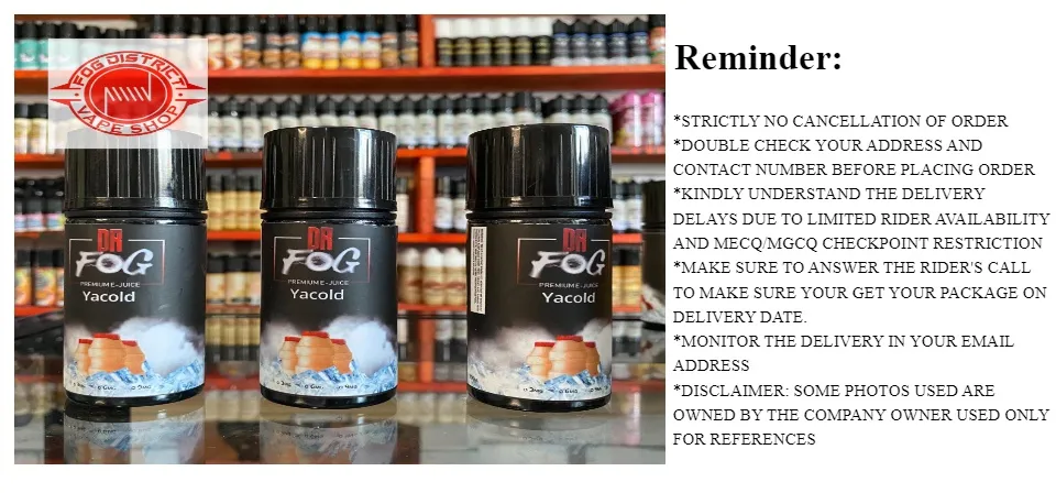 dr fog vape juice Mr. Fog Freebase Vape Juice