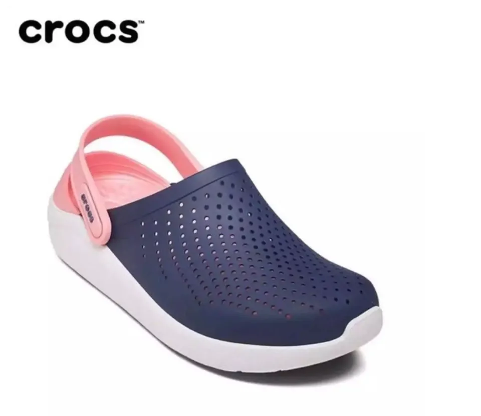 Crocs literide 2024 navy pink