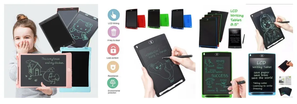 LCD Drawing Writing Tablet/Papan Tulis LCD/Writing Pad LCD