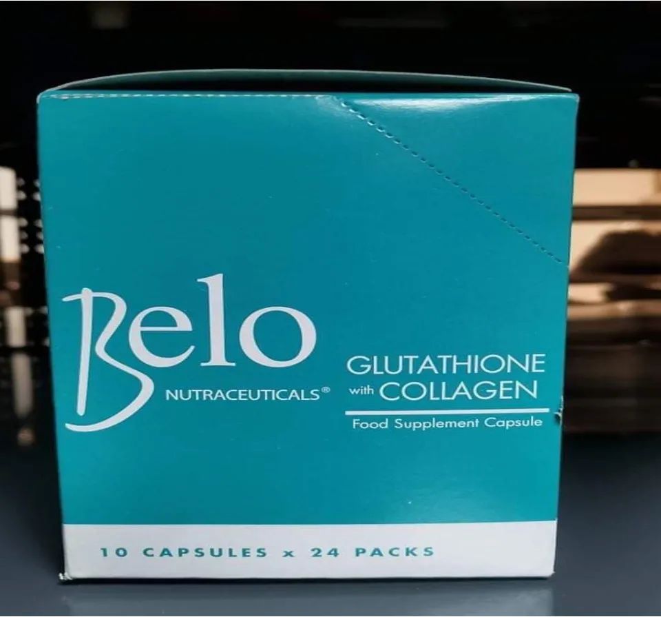 belo nutraceuticals glutathione + collagen dietary supplement 10 capsules Belo Nutraceuticals Glutathione + Collagen Capsules Belo Glutathione with Collagen  10 Capsules
