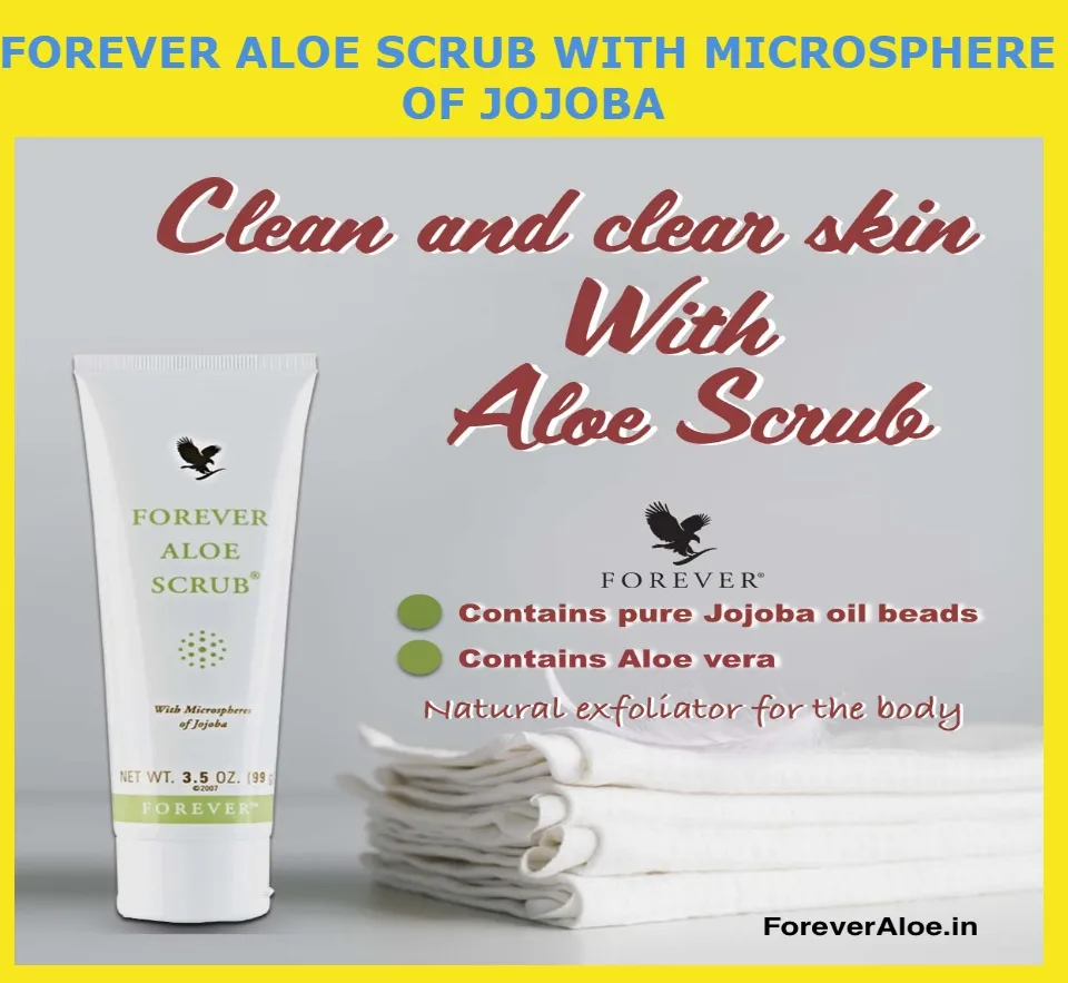 100% AUTHENTIC FOREVER ALOE SCRUB WITH MICROSPHERES OF JOJOBA | Lazada PH