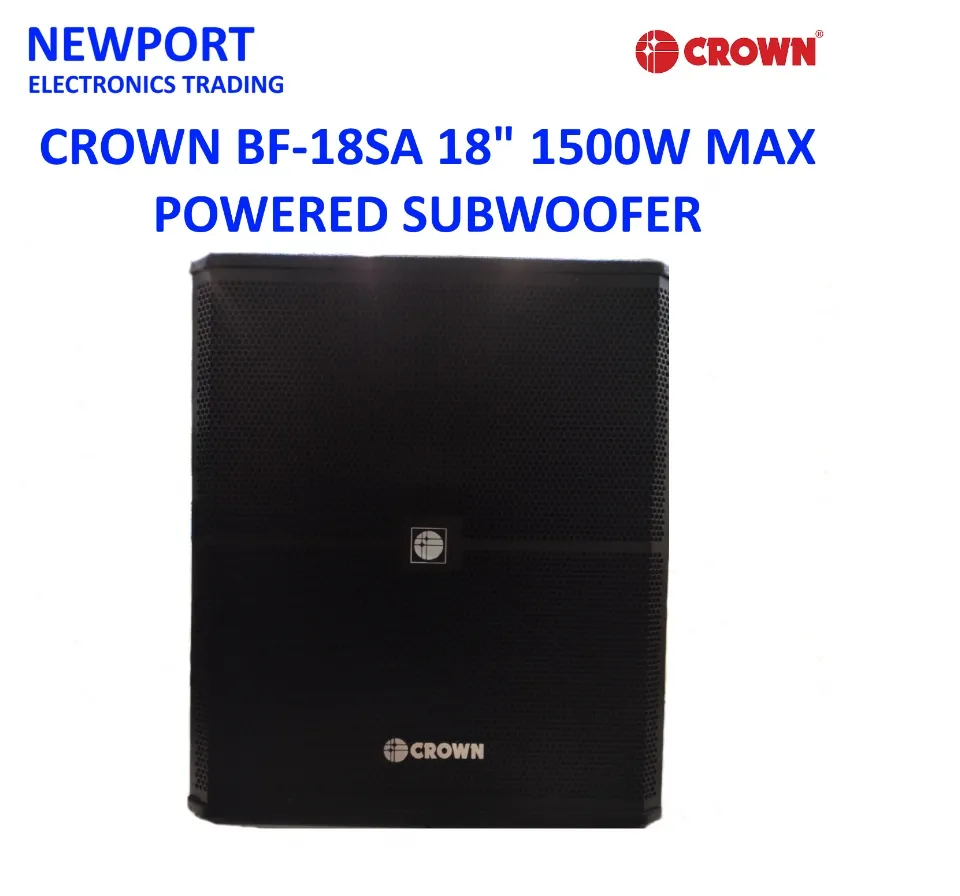 Crown best sale subwoofer speaker