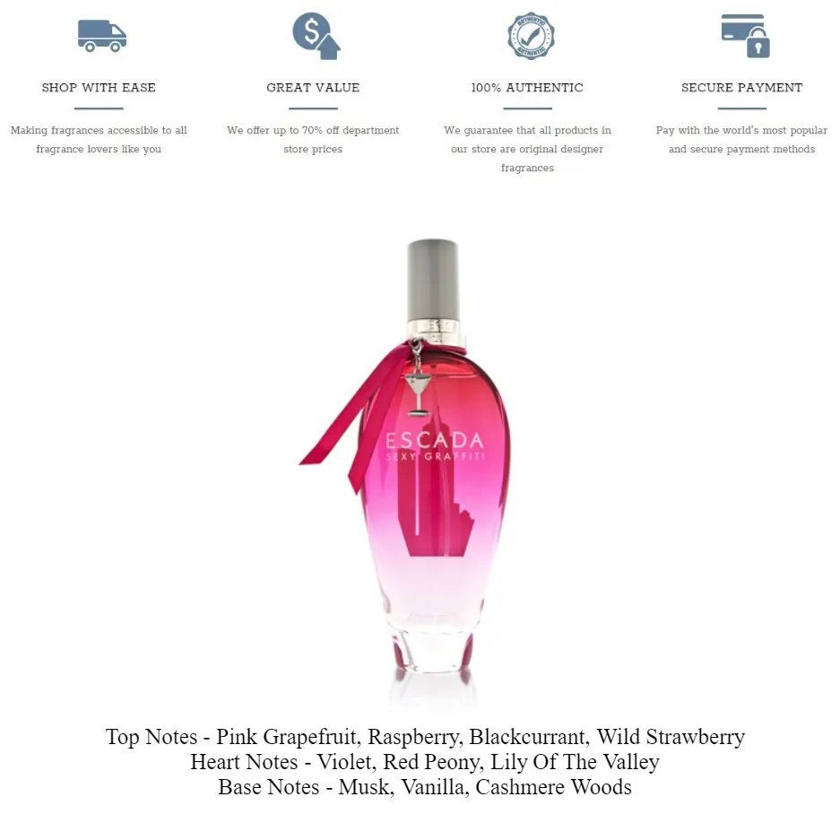 Escada Sexy Graffiti Limited Edition EDT for Women (100ml) Eau de