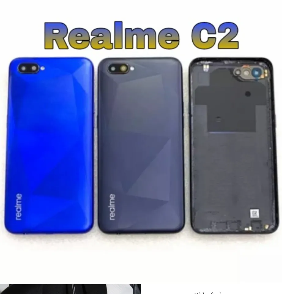 C2 Back Cover Realme C2 Pouch New Model Backdoor Backcover Tutup Belakang  Baterai Realme C2 Case Realmi C2