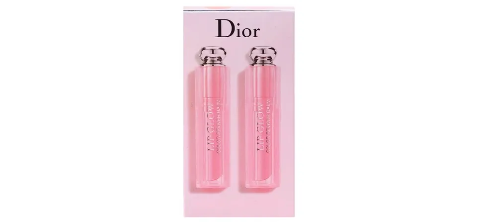 DIOR] Addict Lip Glow Lip Balm Duo Set Dior Lip Kit Glitter Two
