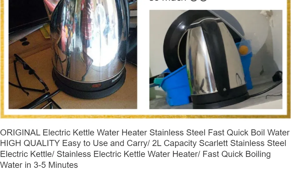 How To Use Electric Kettle To Boil Water MODWARE Stainless Steel - Main Image