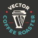 Vector coffee roaster