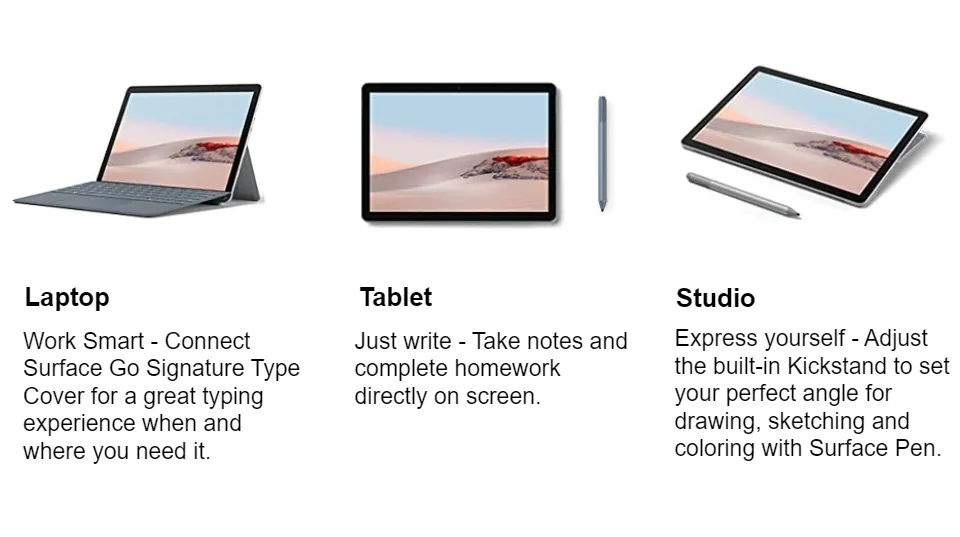 Microsoft Surface Go (Intel Pentium Gold 128GB 8GB) Microsoft