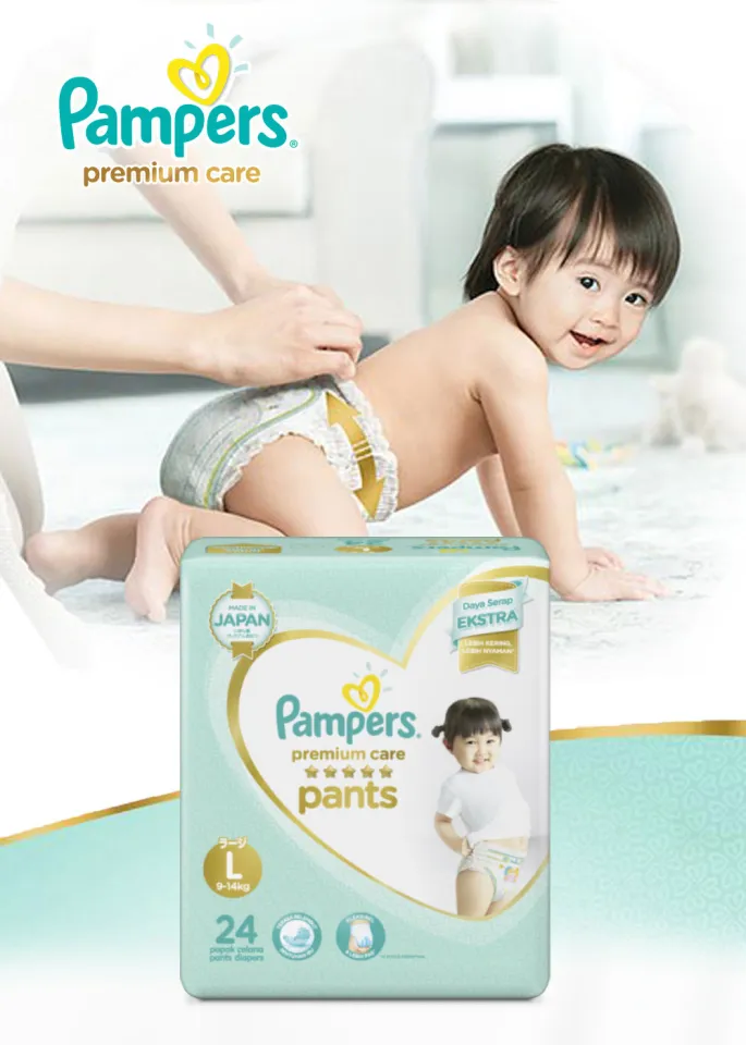 Pampers Premium Soft Pants Celana L 62 (Kemasan Baru) Popok Celana - Main Image