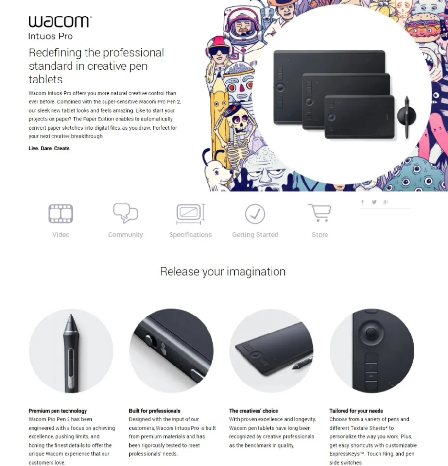 Wacom Intuos Pro Creative Pen Tablet Medium (PTH-660/K0-CX