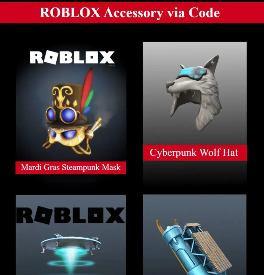 Roblox - Mardi Gras Steampunk Mask | Lazada PH