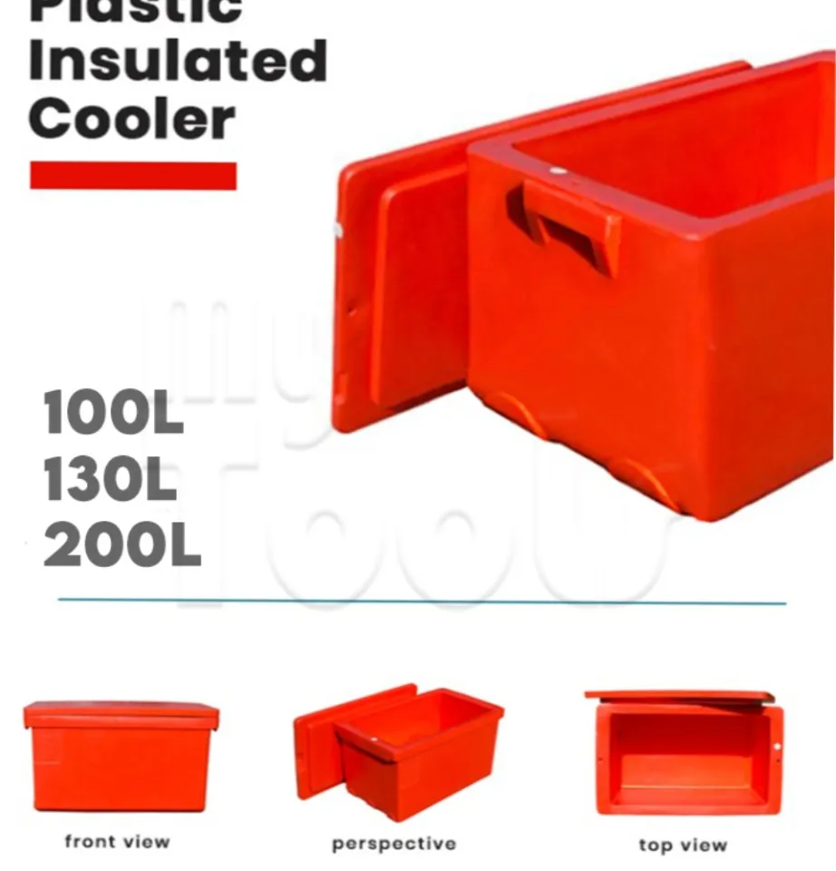 35L 50L 60L 75L 100L Insulated Plastic Cooler Ice Box Fish Box Bucket Tong  Ais Ice Tong