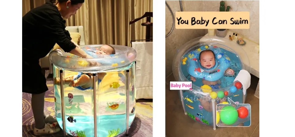 ☆New☆ Inflatable HOME Baby Swimming Pool Child Spa Bath Tub