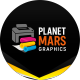 Planet Mars Graphics