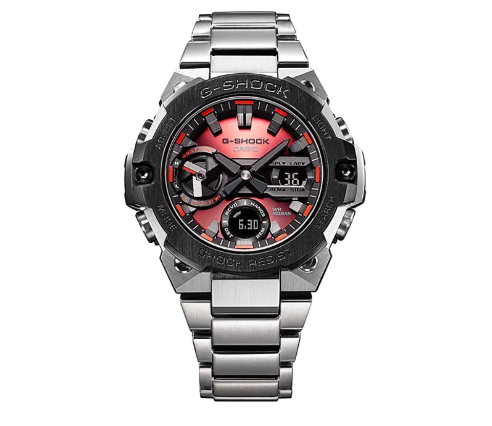 G-SHOCK GST-B400AD-1A4JF レッド G-STEEL＞レッド／ブラックIPベゼル | 静岡の宝石・時計専門店 内山