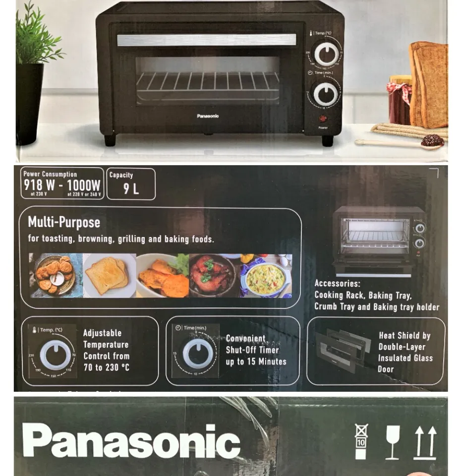 Compact Toaster Panasonic Toaster Oven Tray Countertop Oven