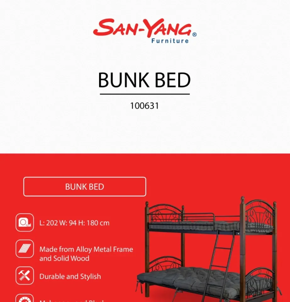 Sanyang double store deck bed