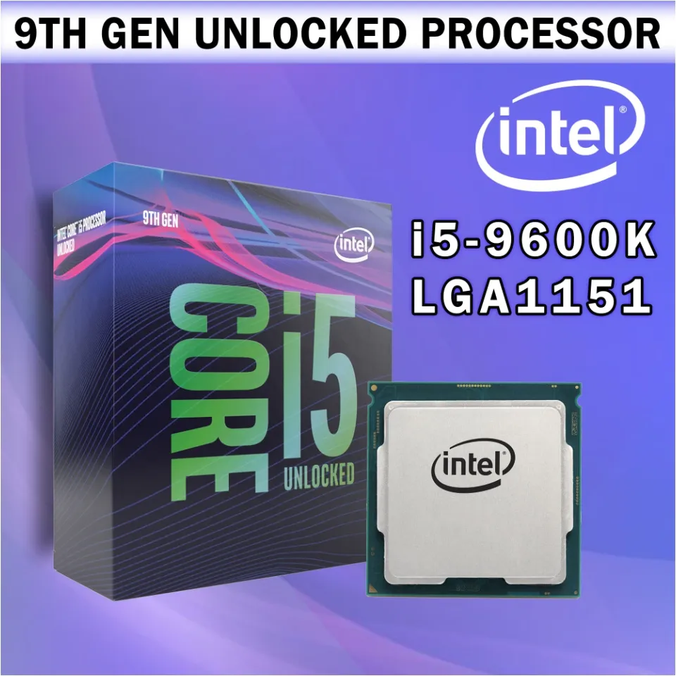 【新品未開封・12月購入】Intel Core i5-9600K BOX / 3.7GHz(4.6GHz) 6コア LGA1151 i5 9600K I5 12600k : Intel Core I5-9600K Desktop Processor 6 Cores