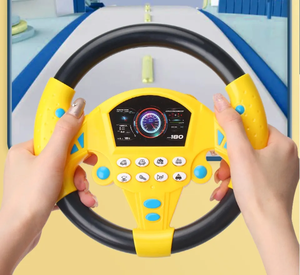 Driving Toy Steering Wheel For Car Seat Toy Steering Driving Toy