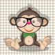 Glasses monkey