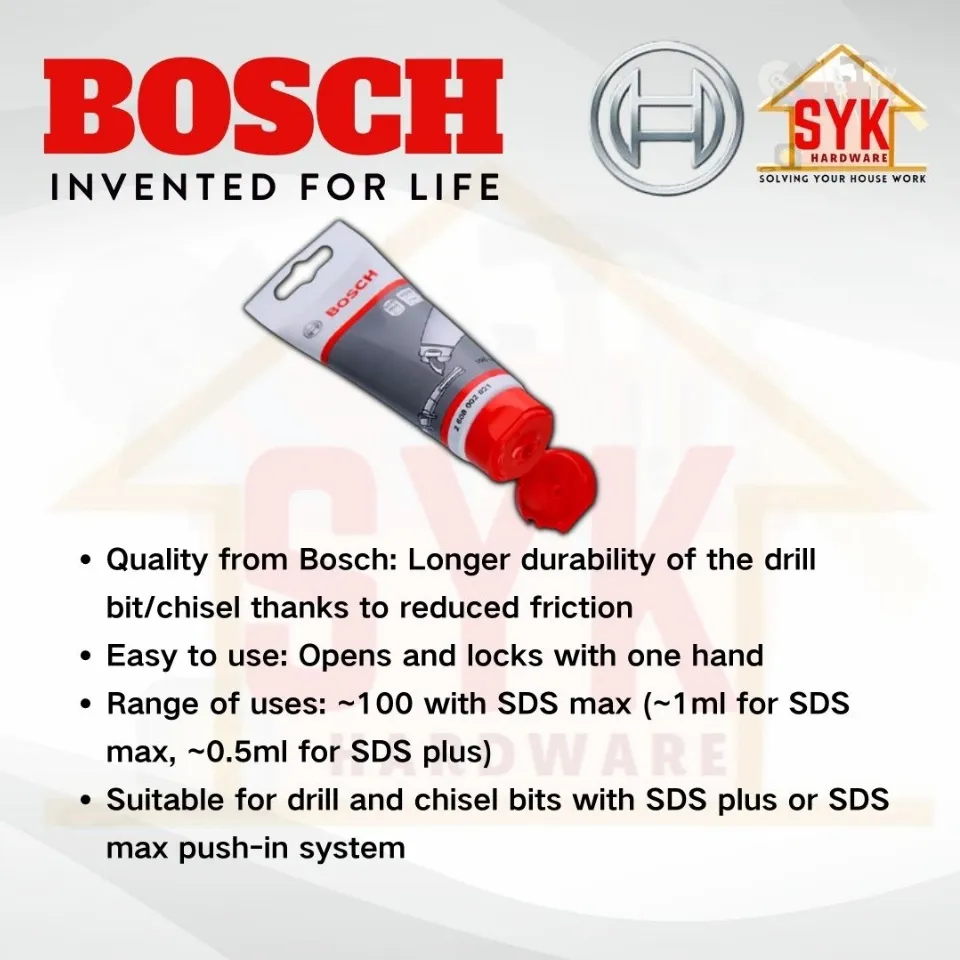 SYK Bosch Professional Grease Hacker Tube 100ml Grease Oil Minyak