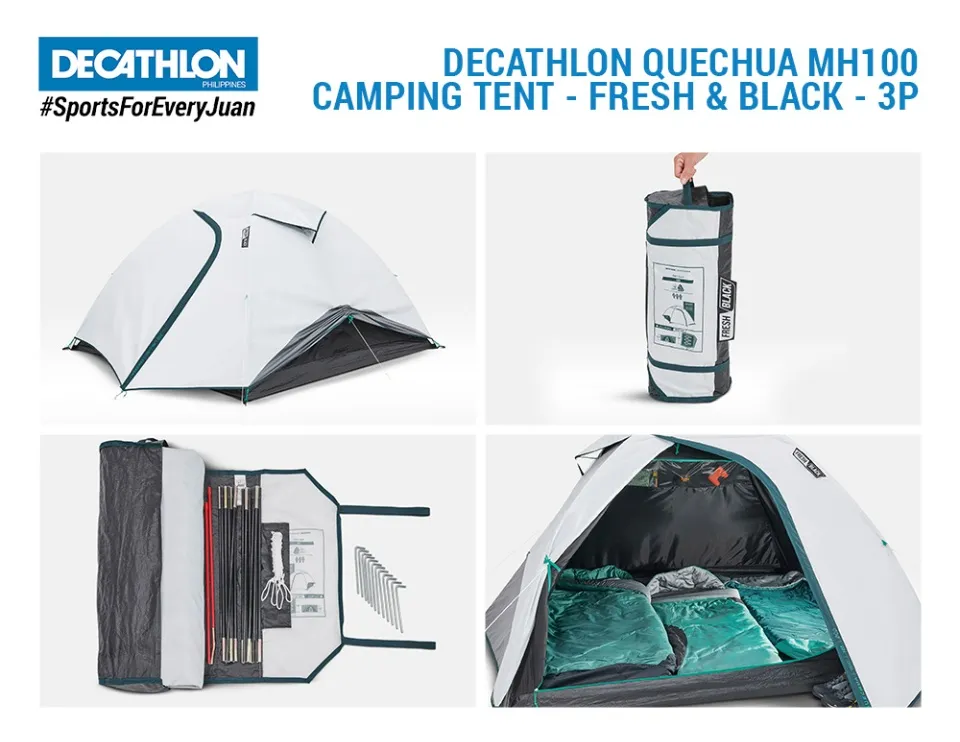 Quechua Mh100 Best Tent Person Quechua Camping Tent For 3-4 Person