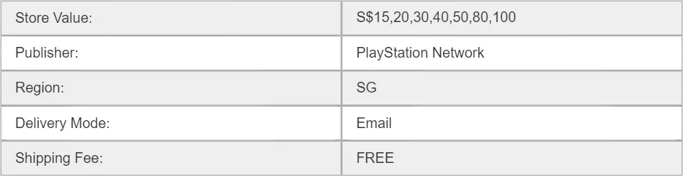 15 sgd psn deals card