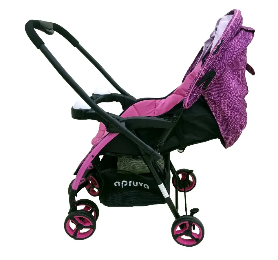 Apruva Aller Folding Deluxe Baby Stroller with Reversible Handle Sd 22 Violet Lazada PH