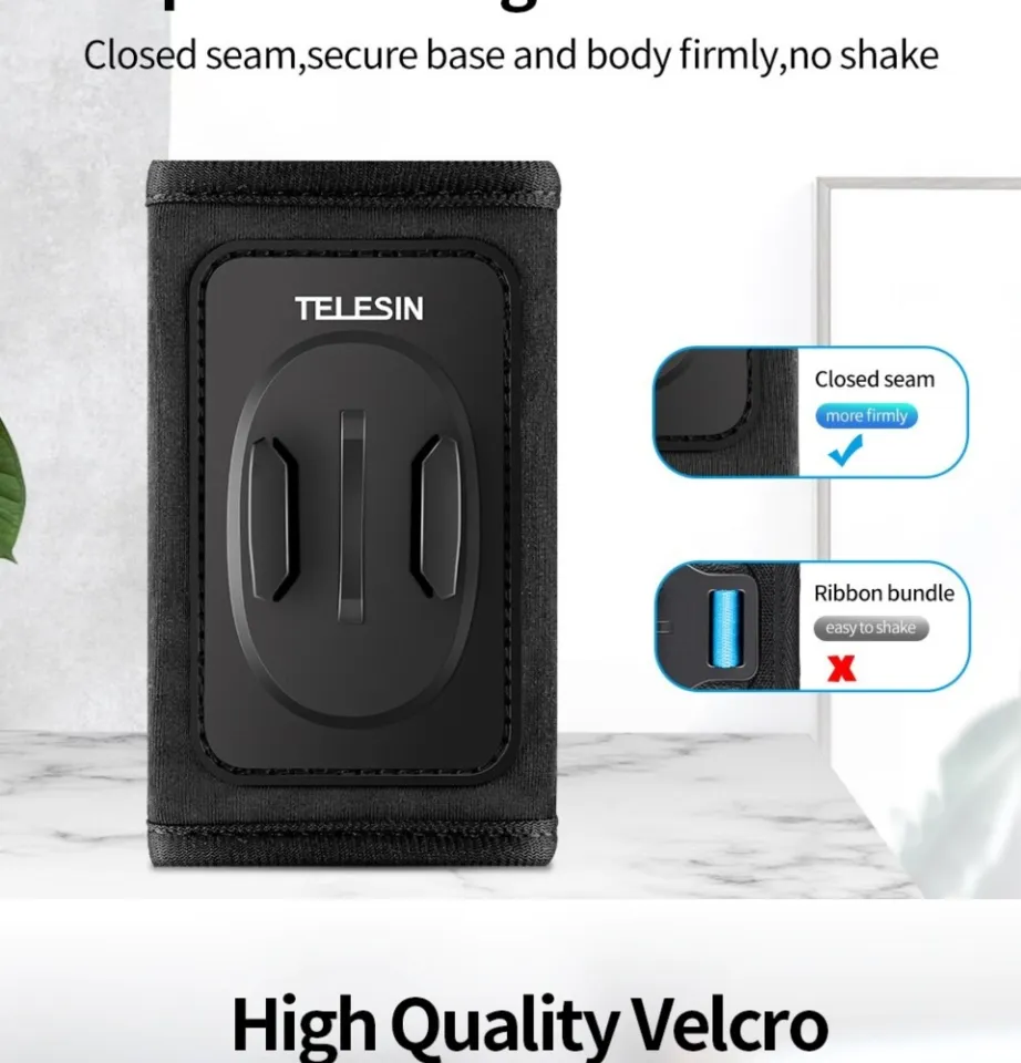 TELESIN Tragetasche Für Action-Kameras - Hartschale PU Tasche Für GoPro, DJI, Insta360