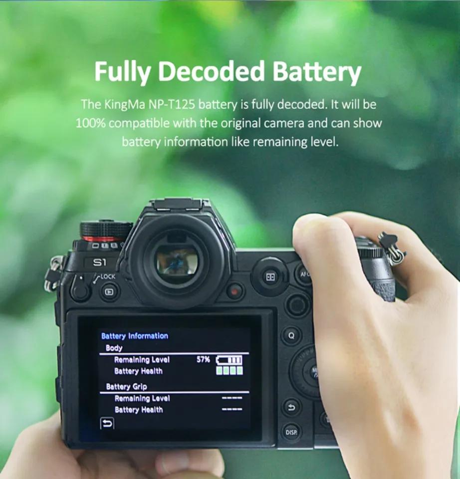 KingMa] NP-T125 Camera Replacement Battery Compatible With