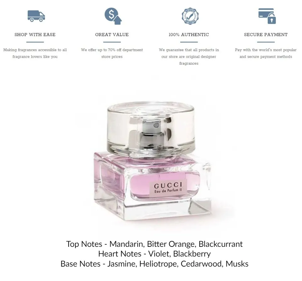 Gucci ii perfume online discontinued