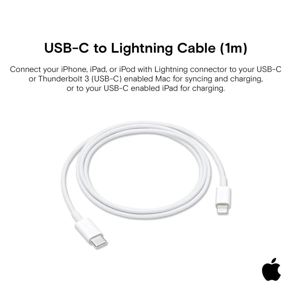 Apple USB-C to Lightning Cable (1m)