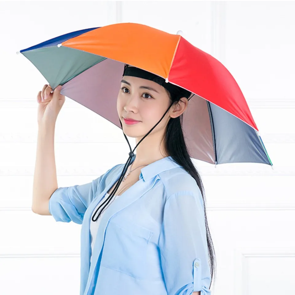 Sun Umbrella Hat Headwear Umbrella Fishing Umbrella Large Hat