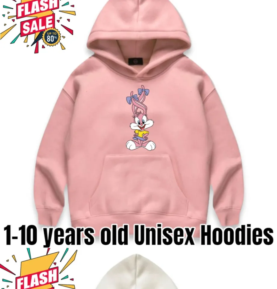 8COLOR KIDS HOODIE JACKET 1-13 YEARS OLD LOONEY TUNES BUGS BUNNY