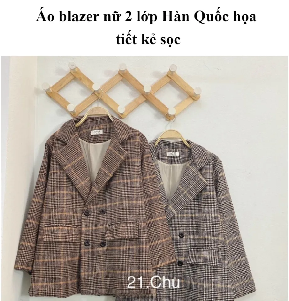 Áo khoác vest dạ nữ kẻ sọc SCMs4284 Mới 100%, giá: 290.000đ, gọi:  0906878386, Huyện Bình Chánh - Hồ Chí Minh, id-f2f21700