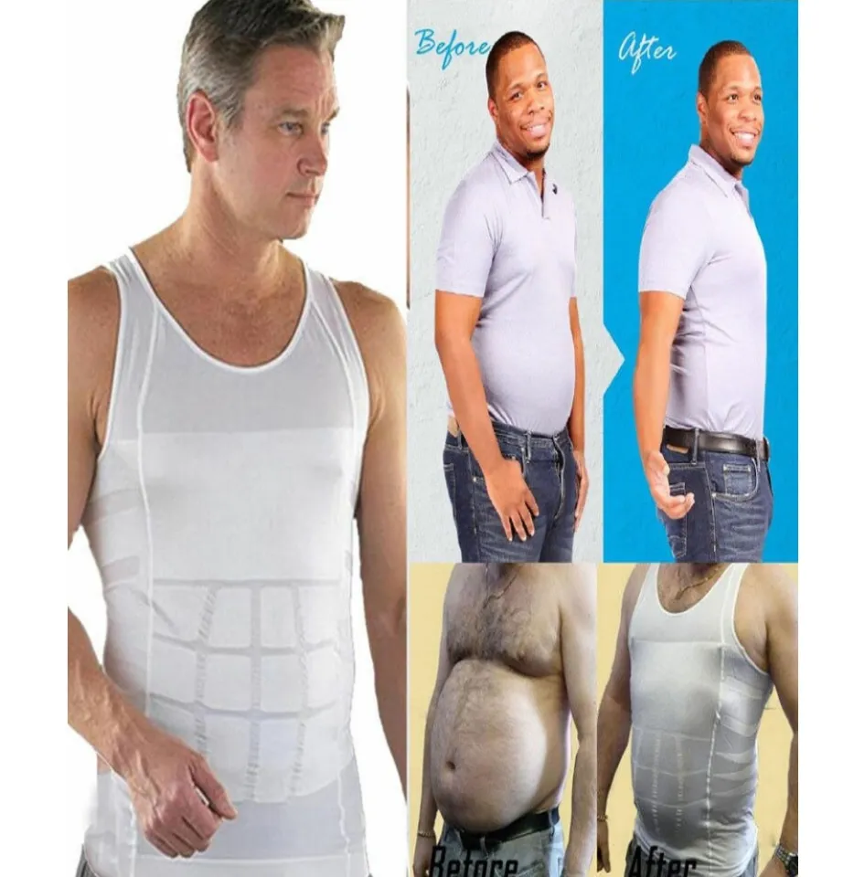 10-54-20 ) Hot Slimming Vest Top For MEN - Slim N Lift - MEN's Shirt Body  Shapers, Men's Fashion, Tops & Sets, Vests on Carousell