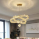 Luxurious large crystal chandelier