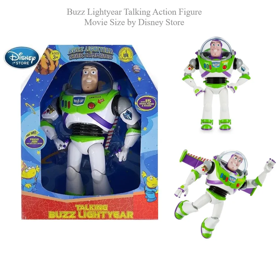Buzz Lightyear Talking Action Figure Toy Story Disney Pixar Jessie