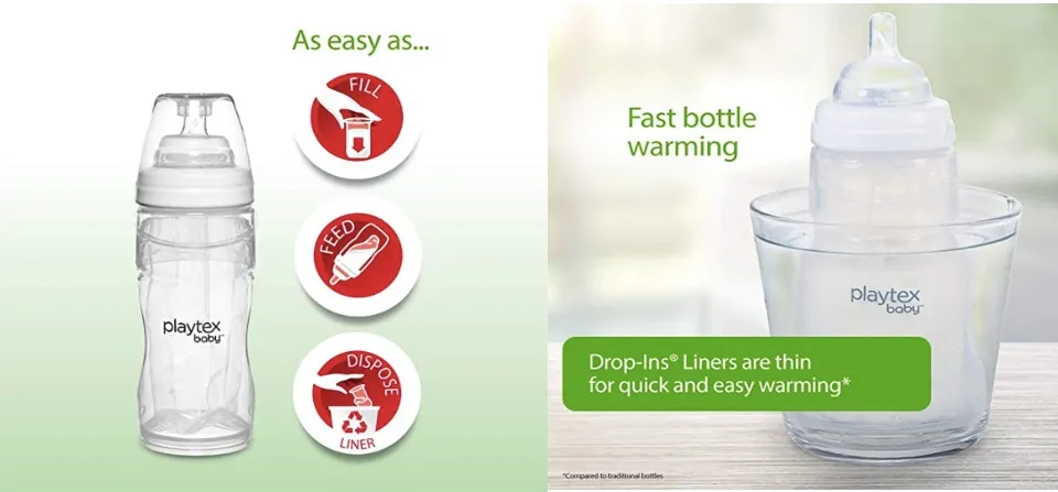 Pre Sterilized Oz Bottle Liners Playtex Baby Nurser Pre-Sterilized