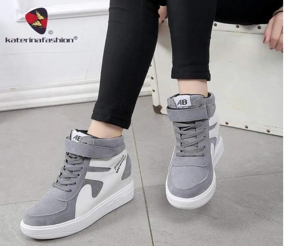 High cut sneakers hot sale for ladies