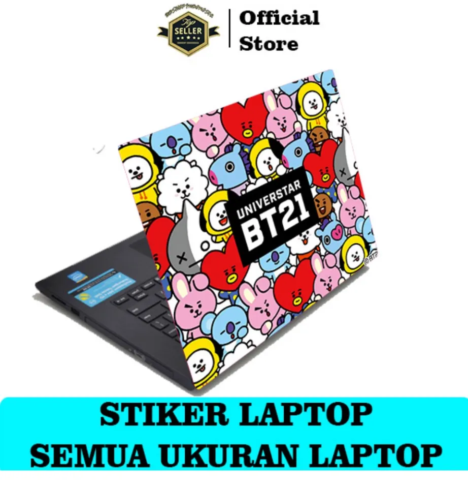 Tas Laptop Bt21 Laptop Sleeve Skin Laptop BTS BT 21 Decal Stiker