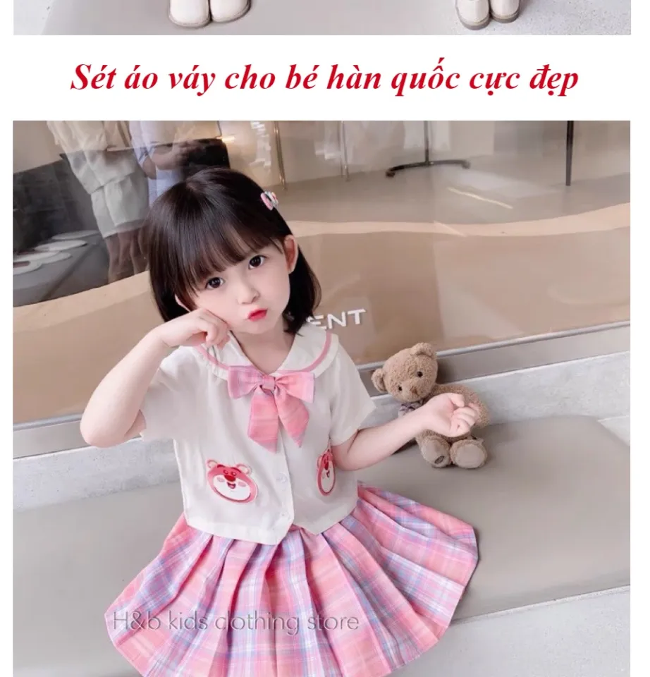 Váy đầm 2 dây xinh xắn phong cách Hàn Quốc cho bé gái - Hismart Fashion -  Thời trang cho bé