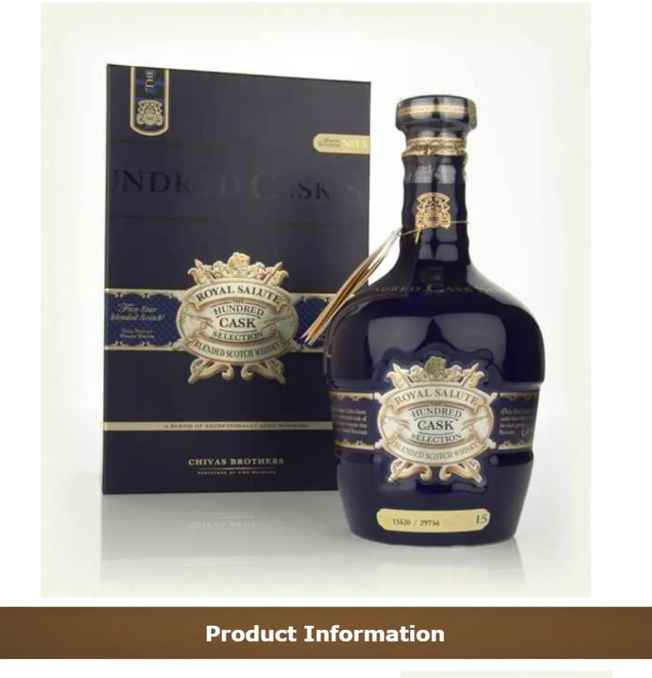 Special Promotion: Chivas Regal, Royal Salute Hundred Cask Limited