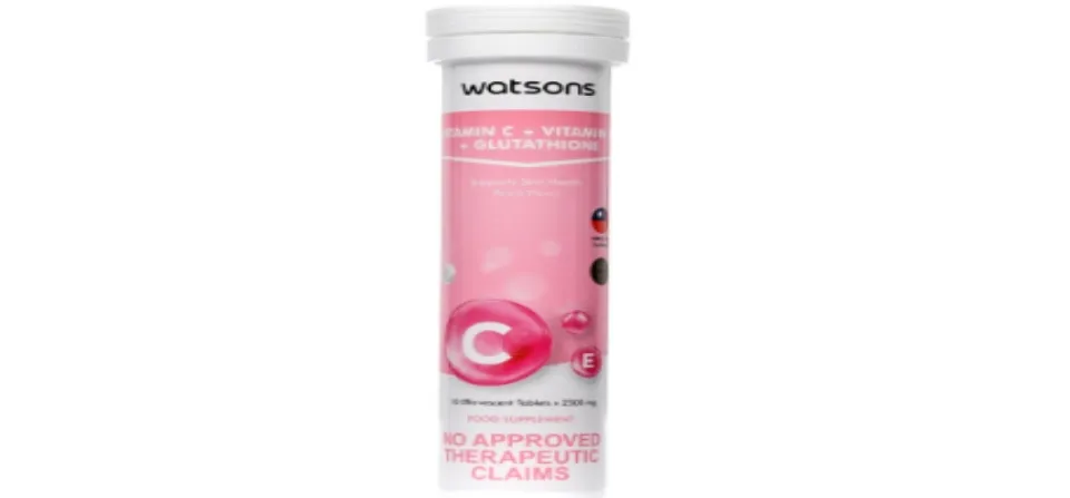 watsons vitamin c + vitamin e + glutathione WATSONS Vitamin C + Vitamin E + Glutathione Effervescent Tablet 10s Watsons  Vitamin C+E+Glutathione Tablets Collagen Glutathione Whitening Supplement -  Lazada